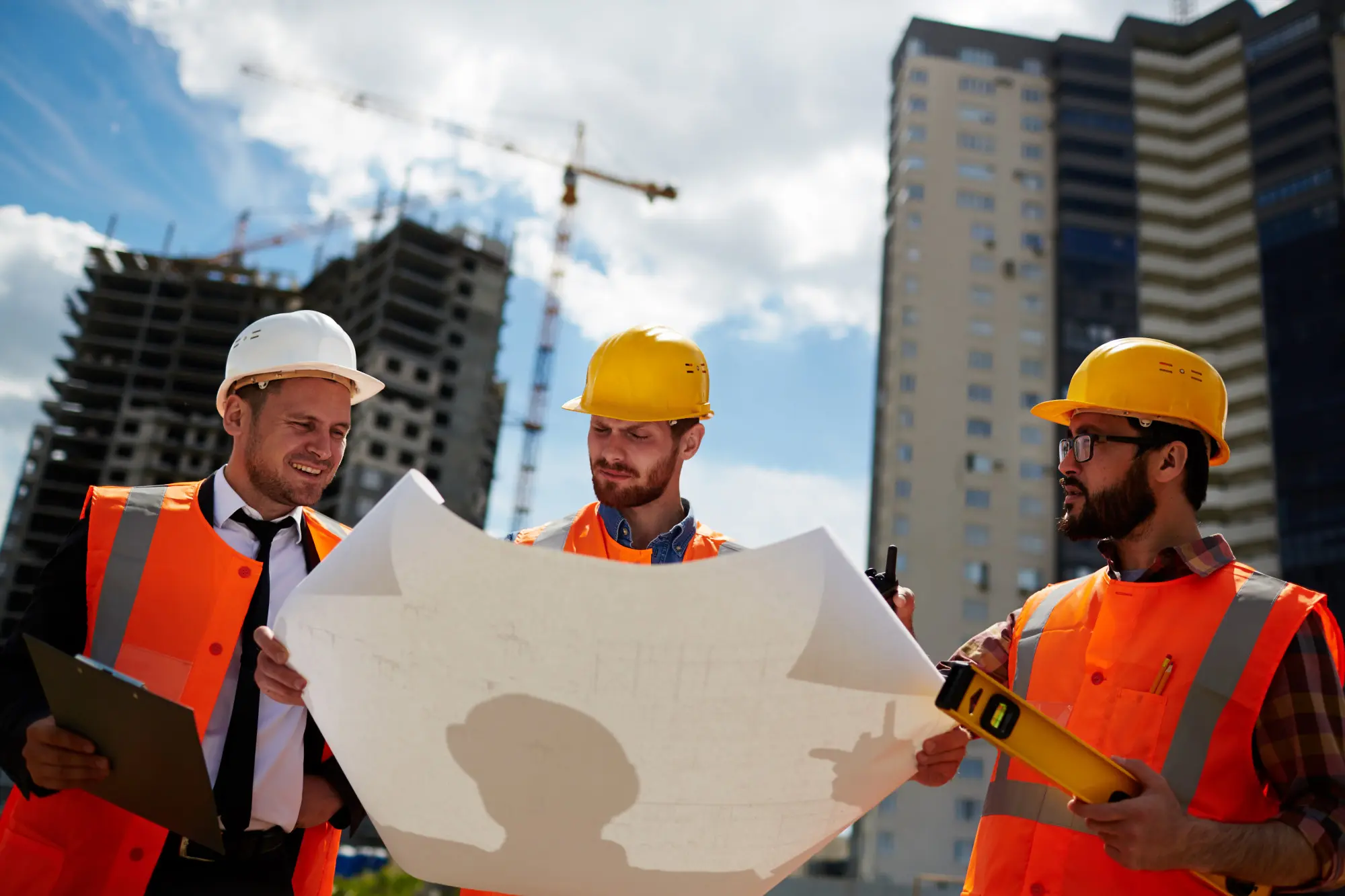 Construction team